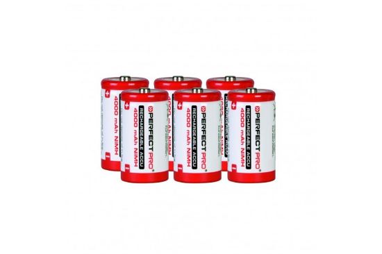Afbeeldingen van Batterije oplaadbaar C-NiHM 4000mAh 6x