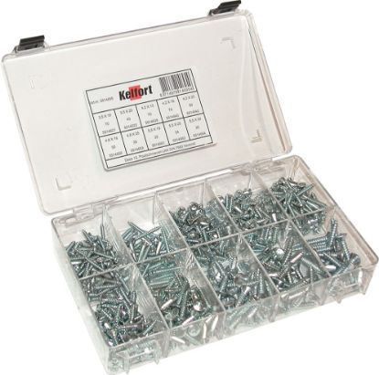 Afbeeldingen van KELFORT Assortimentdoos nr.12 plaatschroeven DIN7983CH EV