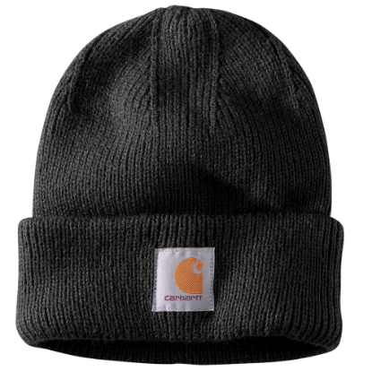 Afbeeldingen van CARHARTT Muts ribgebreid 105560 dames zwart onesize