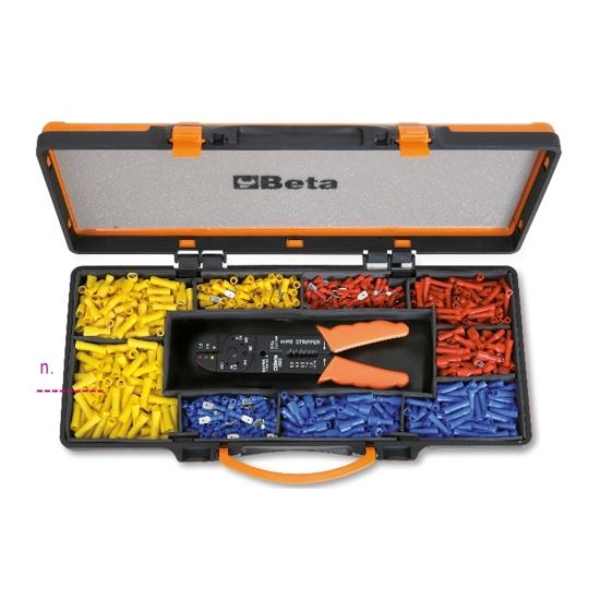 Afbeeldingen van BETA Kabelschoentang + 450x terminals 1602/C9