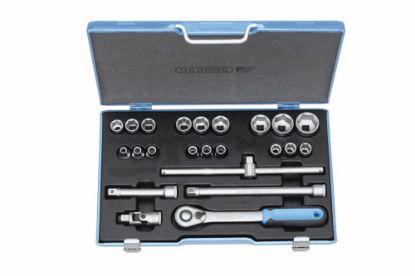 Afbeeldingen van GEDORE Dopsleutelset ½" 19 EMU-20 8-32MM 23x