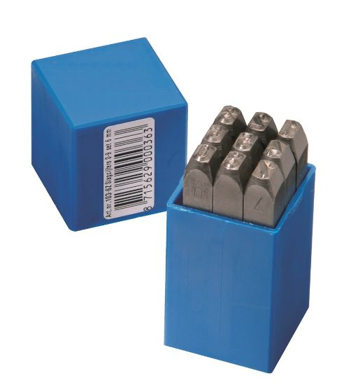 Afbeeldingen van Slagcijferset 7MM 0-9