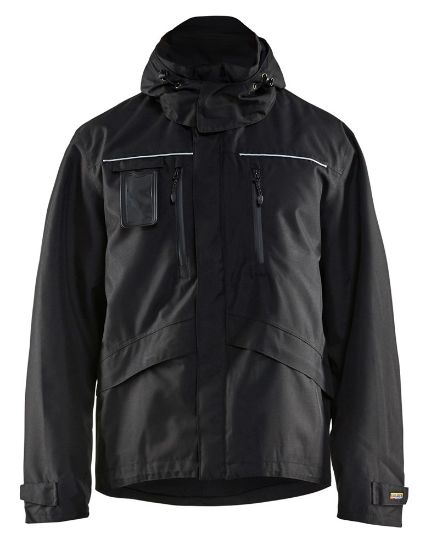 Afbeeldingen van BLÅKLÄDER Jack ongevoerd 4847 zwart XS