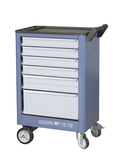 Afbeeldingen van GEDORE Gereedschapswagen 1578 + 6 lades 930X605X375MM