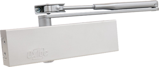 Afbeeldingen van OXLOC Deurdranger met schaararm OX200 grijs