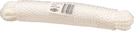 Afbeeldingen van KELFORT Koord gevlochten wit 6MM 10M