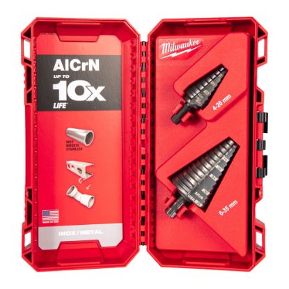 Afbeeldingen van MILWAUKEE Trapborenset cobalt 2x