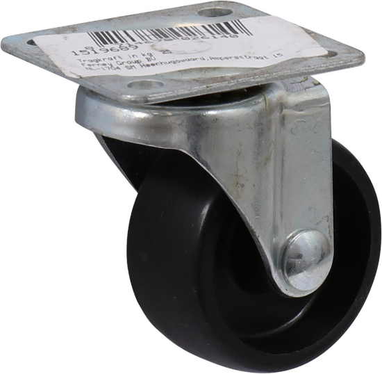 Afbeeldingen van KELFORT Zwenkwiel zwart EV met glijlager 38MM