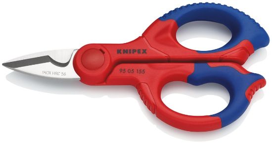 Afbeeldingen van KNIPEX Schaar elektricien 9505155SB 155MM