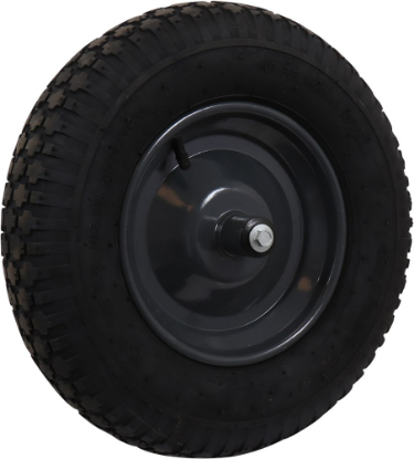 Afbeeldingen van KELFORT Kruiwagenwiel zwart rubber 400MM