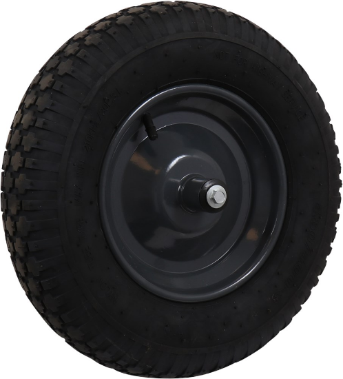 Afbeeldingen van KELFORT Kruiwagenwiel zwart rubber 400MM