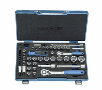 Afbeeldingen van GEDORE Dopsleutelset ⅜" + ¼" D 30 TX20 U-20 50x