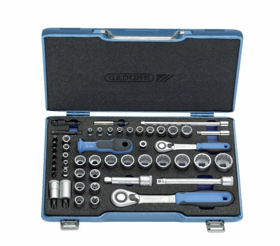 Afbeeldingen van GEDORE Dopsleutelset ⅜" + ¼" D 30 TX20 U-20 50x