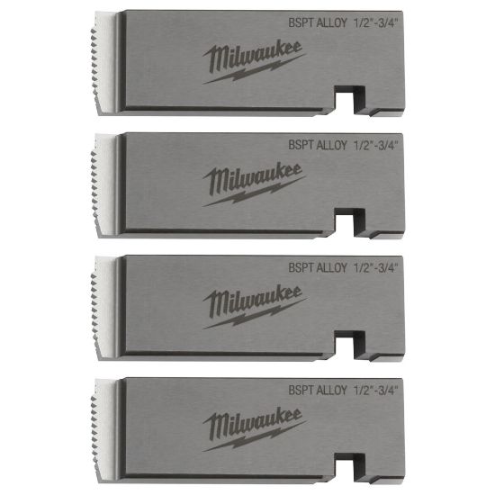 Afbeeldingen van MILWAUKEE Pijpdraadsnijder matrijs PTR2D ½"-¾" BSPT Alloy