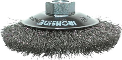 Afbeeldingen van IRONSIDE Kegelborstel gegolfd M14 100MM