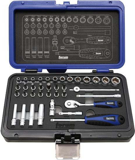 Afbeeldingen van FORUM Dopsleutelset ¼" 37x