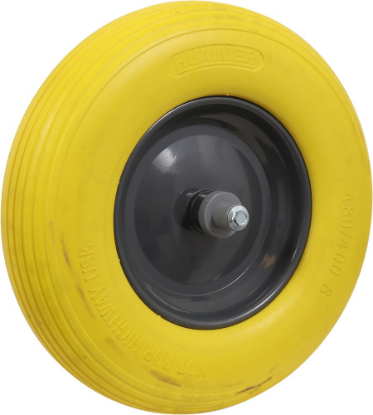 Afbeeldingen van KELFORT Antilek-band geel met stalen velg 400X80MM