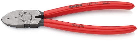 Afbeeldingen van KNIPEX Zijsnijtang kunststof 7201180 180MM