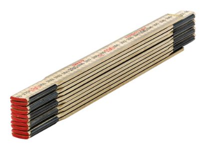 Afbeeldingen van SOLA Vouwduimstok hout EG-klasse 3 blank HC2/10 2M