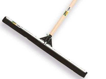 Afbeeldingen van Vloertrekker versterkt 75CM met steel 150CM