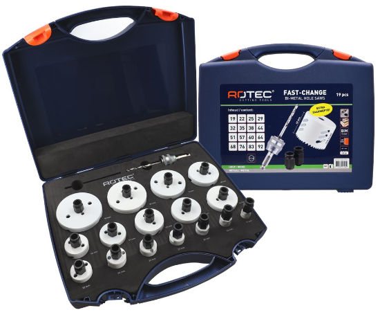 Afbeeldingen van ROTEC Gatzagenset FC 533 MAX zeskant 11 19x 19-92MM