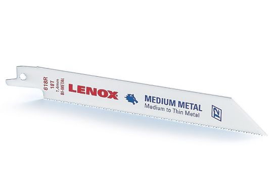 Afbeeldingen van LENOX Reciprozaagblad metaal PB 418R 102X19X0,9MM 18 TPI 5x