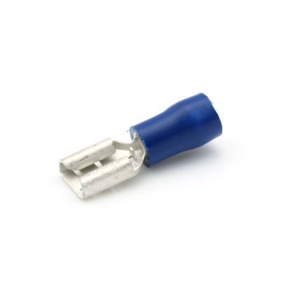 Afbeeldingen van RIPCA Vlakstekerhuls blauw 1,5-2,5MM² 6,3X0,8MM 100x