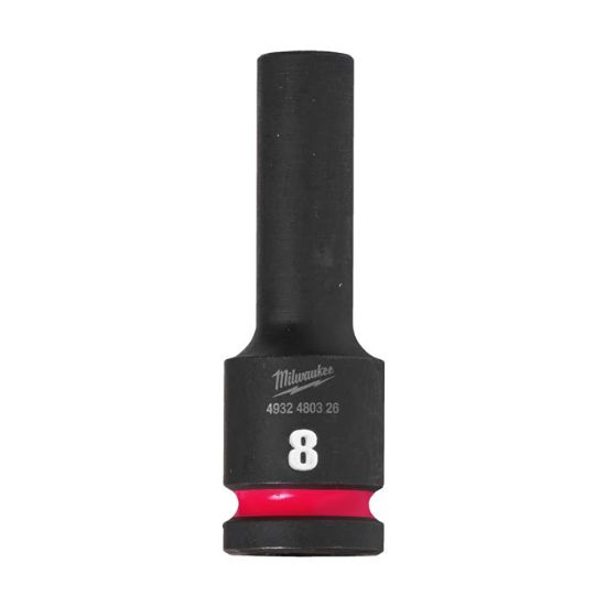 Afbeeldingen van MILWAUKEE Dop SHOCKWAVE ½" lang 8MM