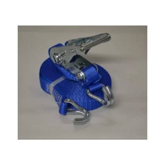 Afbeeldingen van Sjorband 2-delig grijs/blauw 25MM 7M