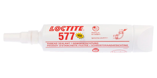 Afbeeldingen van LOCTITE Schroefdraadborging 577 ¾"-3" medium sterkte universeel gebruik 250ML