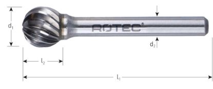 Afbeeldingen van ROTEC Stiftfrees HM model DZ