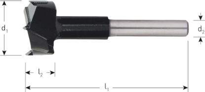 Afbeeldingen van ROTEC Scharniergatfrees HM SILVER S=8MM