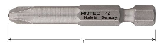 Afbeeldingen van ROTEC Krachtbit ¼" PRO E6,3 BASIC PZ 10x