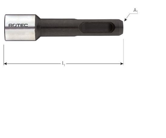 Afbeeldingen van ROTEC Dopsleutel SDS-Plus magnetisch SW (inch) 65MM