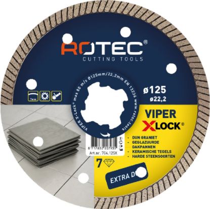 Afbeeldingen van ROTEC Diamantzaagblad TURBO FINE CUT X-Lock