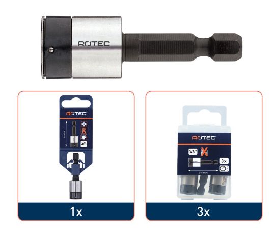 Afbeeldingen van ROTEC Dopsleutel E6,3 niet-magnetisch SW (inch) 50MM