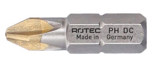 Afbeeldingen van ROTEC Schroefbit ¼" PRO C6,3 DIAMOND PH 25MM 2x
