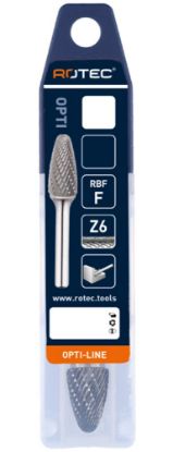 Afbeeldingen van ROTEC Stiftfrees HM OPTI model FZ6 kruisvertand 12,7X25X70X6MM 