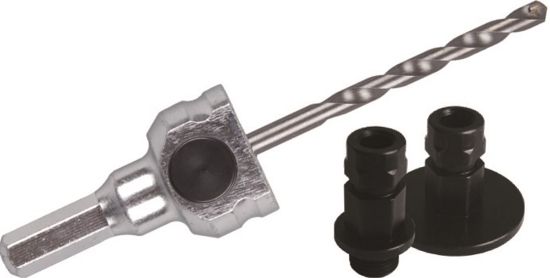 Afbeeldingen van ROTEC Gatzaaghouder Quick-Change zeskant HM inclusief 2 adapters t.b.v. gatzagen 528