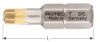 Afbeeldingen van ROTEC Schroefbit ¼" PRO C6,3 DIAMOND TORX 25MM 2x