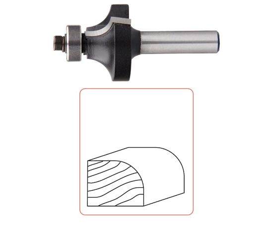 Afbeeldingen van ROTEC Afrondprofielfrees HM lager SILVER S=8MM