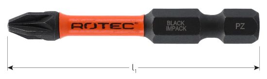 Afbeeldingen van ROTEC IMPACT bit E6,3 BASIC PZ 50MM 2x