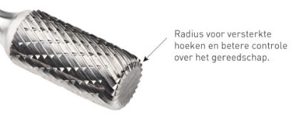 Afbeeldingen van ROTEC Stiftfrees HM model A+RZ6 kruisvertand