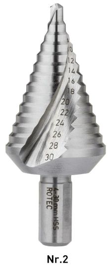 Afbeeldingen van ROTEC Trappenboor HSS (2MM)