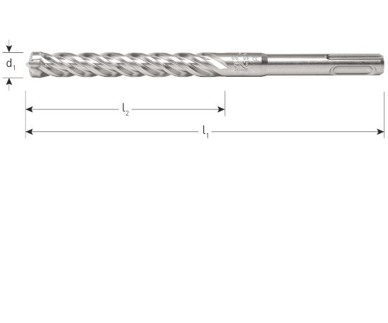 Afbeeldingen van ROTEC Hamerboor SDS-Plus Quattro-X 10x