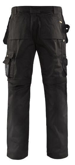 Afbeeldingen van BLAKLÄDER Werkbroek zip-off 1538 zwart