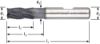 Afbeeldingen van ROTEC Ruwfrees HSS-E type HR DIN844 kort AlCrN-gecoat