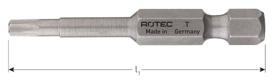 Afbeeldingen van ROTEC Krachtbit ¼" PRO E6,3 BASIC TORX 10x