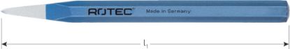 Afbeeldingen van ROTEC Puntbeitel achtkant DIN7256