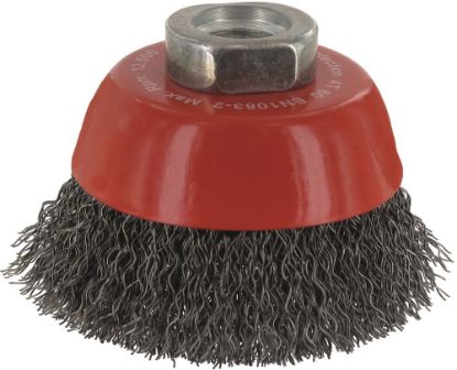 Afbeeldingen van ROTEC Komborstel gegolfd staaldraad M14